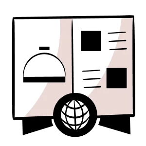 Create an online menu and update it whenever you want